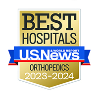 orthopedics best hospital badge