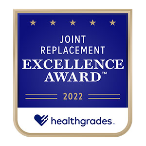 Joint Replacement Excellence Healthgrades Award 22