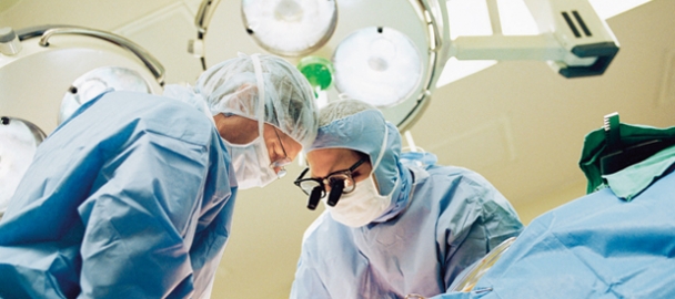 Image of surgeons performing a procedure