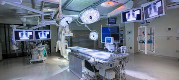 Image of the hybrid cardiovascular interventional suite at MemorialCare Orange Coast Medical Center