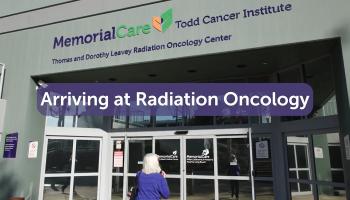 Arriving at the Radiation Oncology Department video